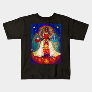 Rainbow Aura Pandaravasini Kids T-Shirt